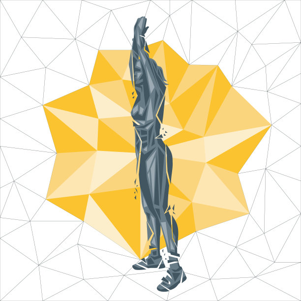 矢量剪影的女人做健身和健身锻炼在许多不同的位置图片下载