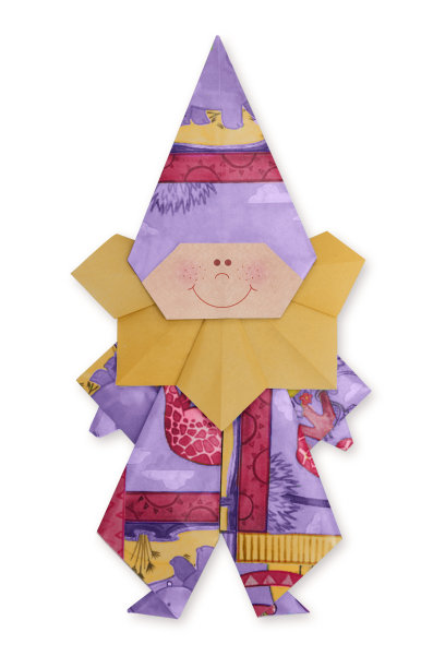 折纸微笑的小丑图片下载