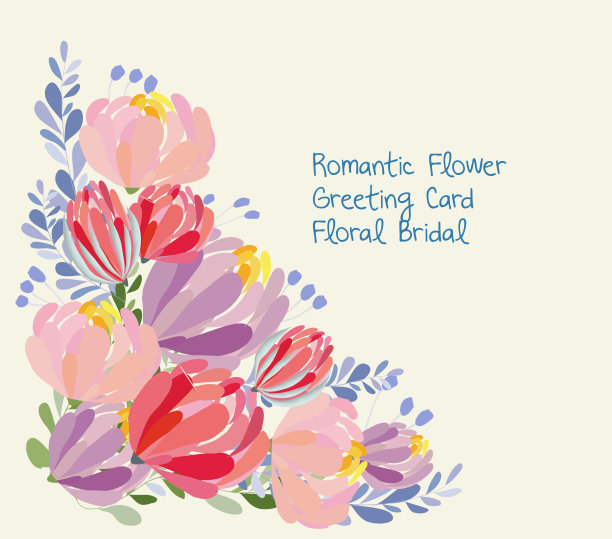 豪华颜色牡丹背景。鲜花贺卡图片下载