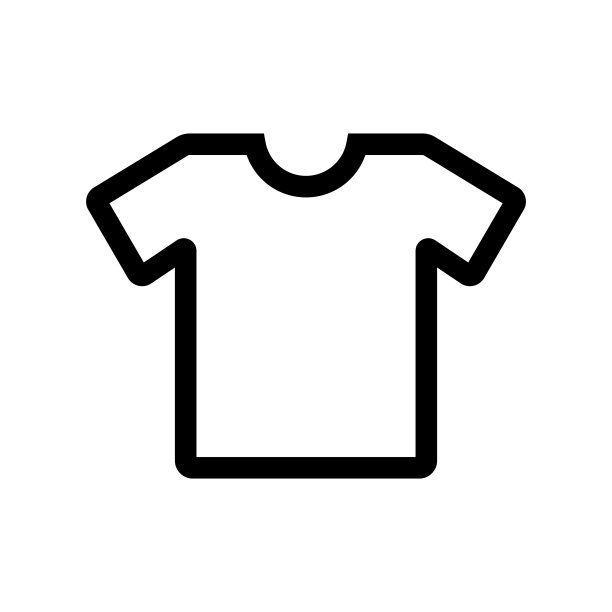 衬衫图标轮廓矢量图片下载