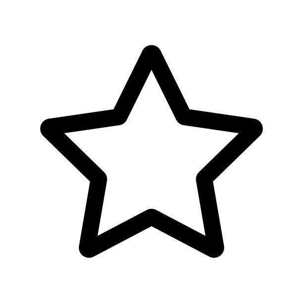 星星图标轮廓矢量图图片下载