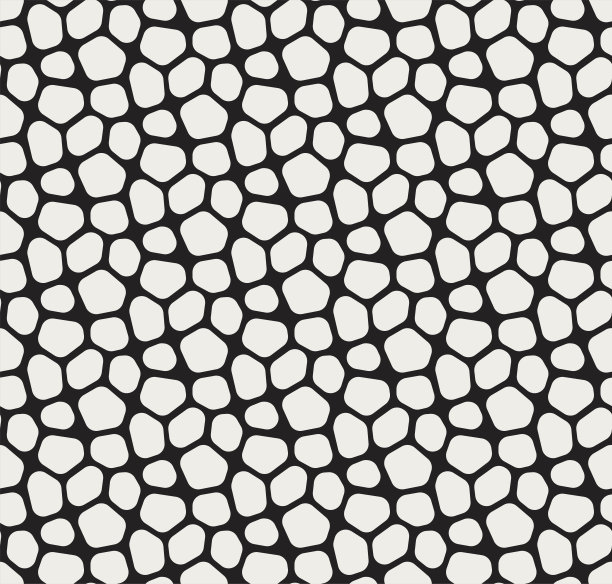 无缝矢量马赛克模式。不规则的细胞背景。泰森多边形法纹理。图片下载