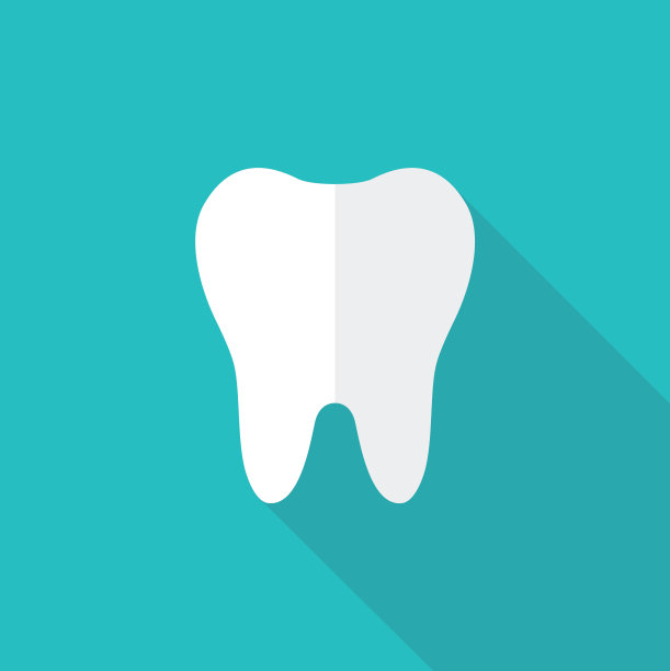 牙齿的图标。矢量图素材图片