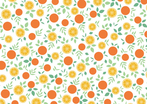 新鲜橙模式图片下载