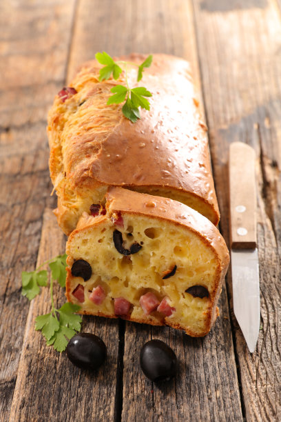 火腿橄榄面包图片下载