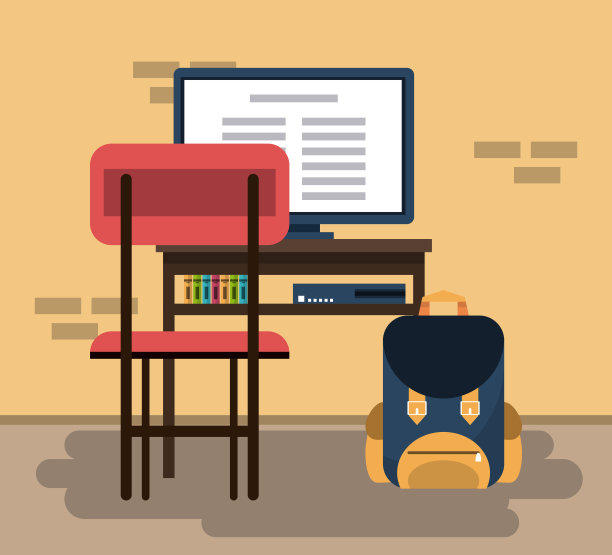 空教室卡通图片下载