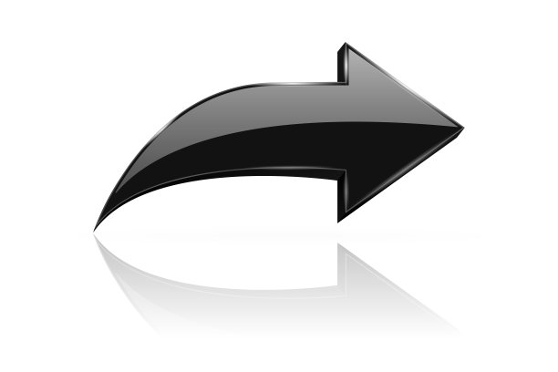 黑色3d闪亮箭头。下一个web标志图片下载
