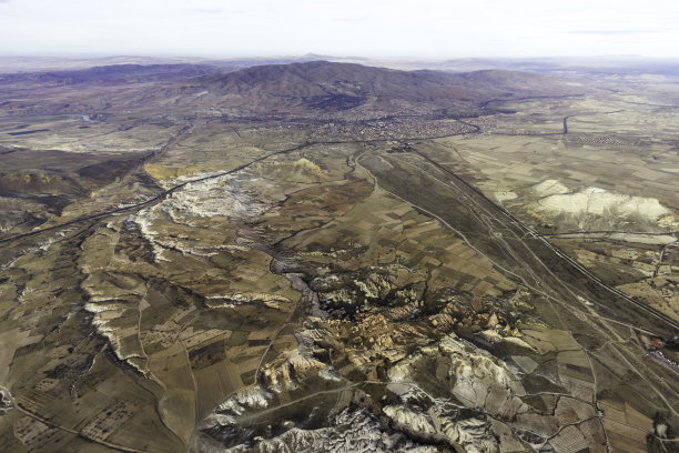 从天空俯瞰卡帕多西亚图片下载