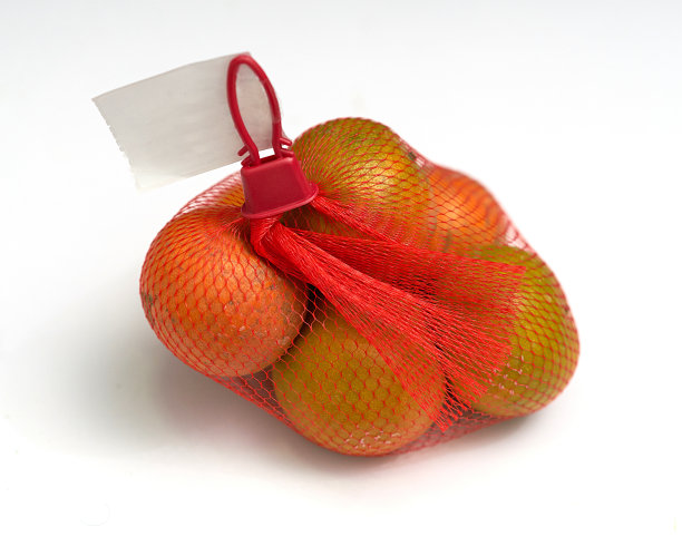 净箱出售的橙子，白色背景空白标签图片下载