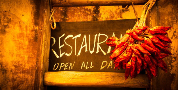 意大利餐厅黑板图片下载