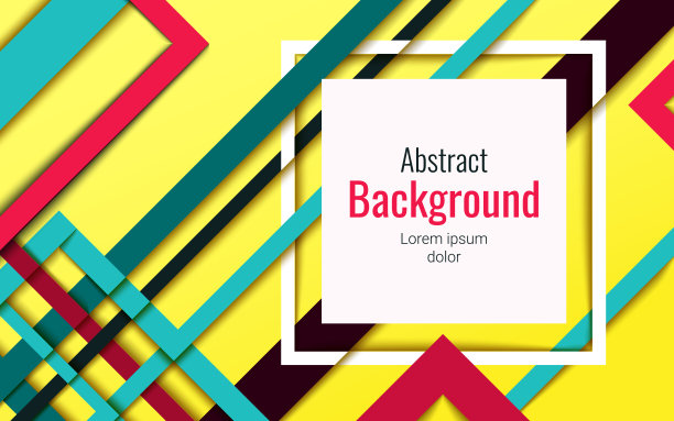 现代几何条纹抽象背景为封面设计，书籍设计，海报，横幅和方形框架。用于商业展示和广告的装饰。图片下载