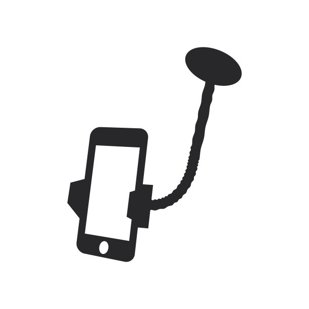 手机支架图标上的白色背景图片下载