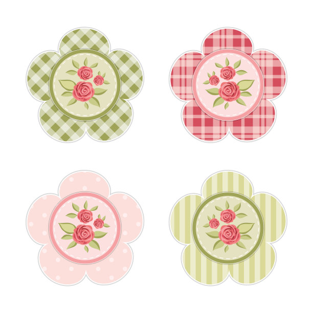 复古标签与玫瑰在破旧别致的风格为废品预订或作为销售标签的价格或作为纸杯蛋糕装饰图片下载