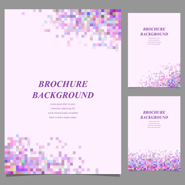 现代宣传册模板设计从方形瓷砖图片下载