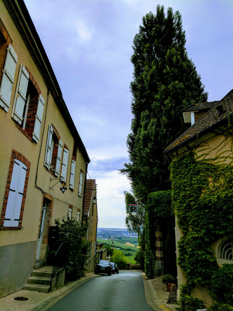 法国特鲁瓦的一条街景图片下载