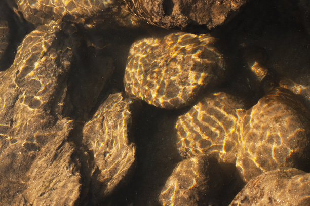 印度锡金水下反射的抽象图像图片下载