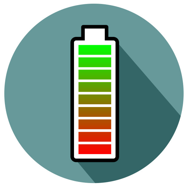 电池平面设计图标图片下载