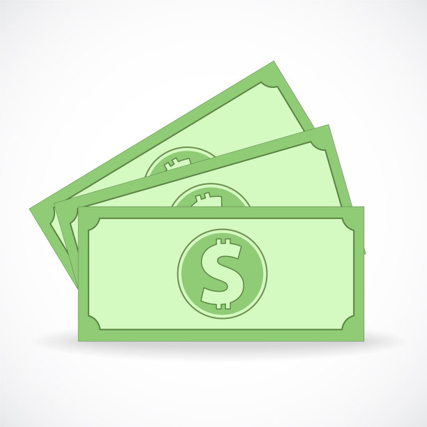 美元钞票股票矢量插图设计图片下载