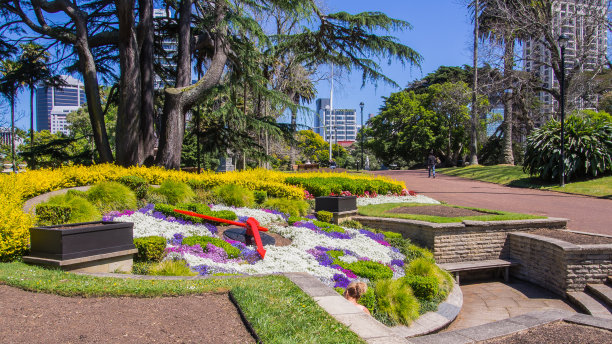 奥克兰公园的日晷。图片下载