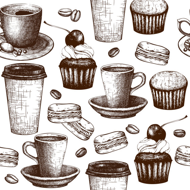 早晨喝咖啡图片下载