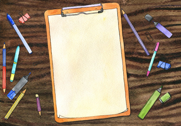 水彩艺术空间图片下载