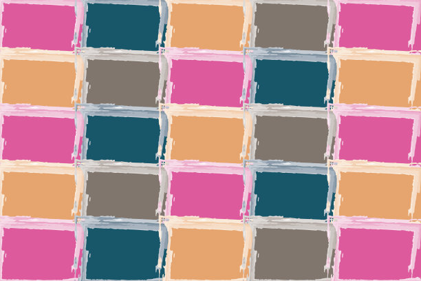 抽象水彩与彩色块图案背景。向量,插图。图片下载