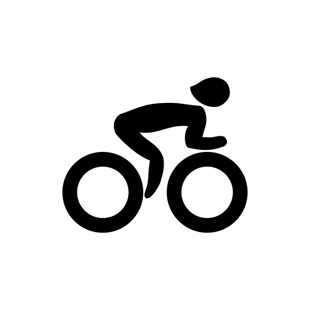 黑色图标自行车孤立在白色背景图片下载