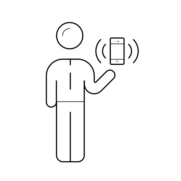 办公室经理线路图标图片下载