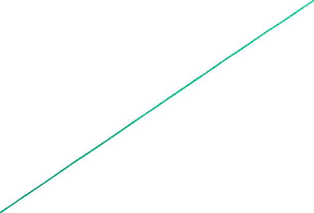 白色背景上的绿线对角线。图片下载