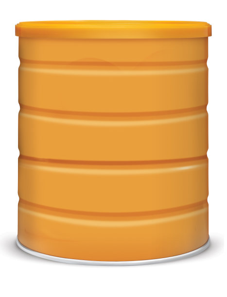 营养牛奶罐模型图片下载