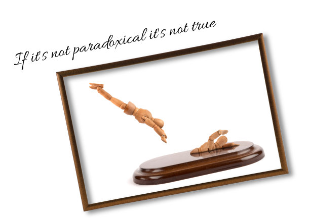 木制人体模型和文字激励思想——如果不是自相矛盾，那就是不正确的图片下载