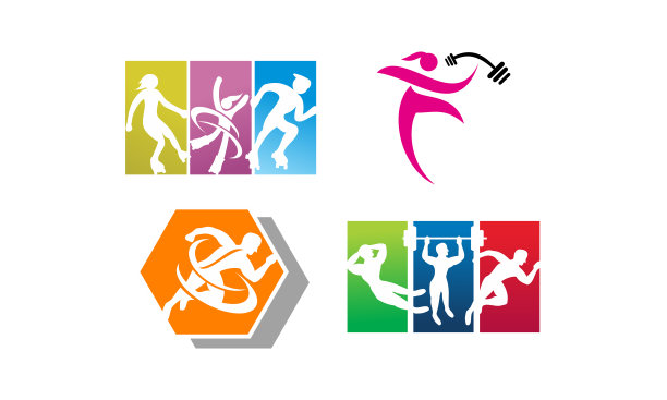 运动员运动模式套装图片下载