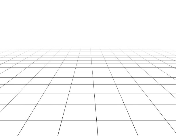 3d瓷砖白色地板透视视图3d渲染。图片下载