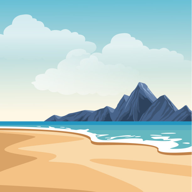 山水矢量图素材ID：316076874