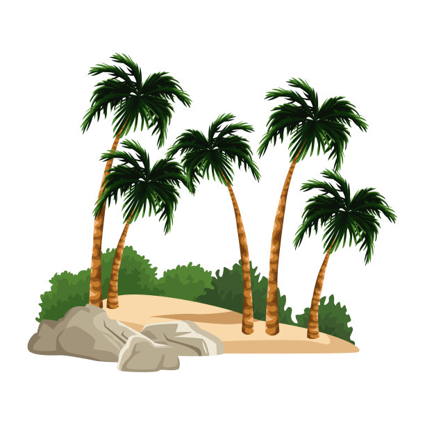 孤岛卡通图片下载