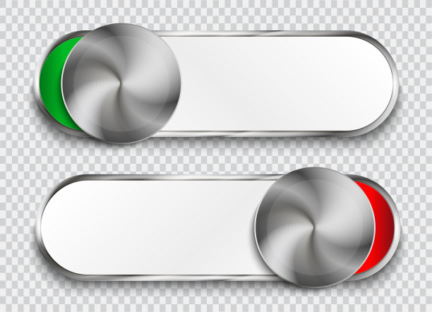 锁定和解锁按钮隔离在透明的背景。图片下载