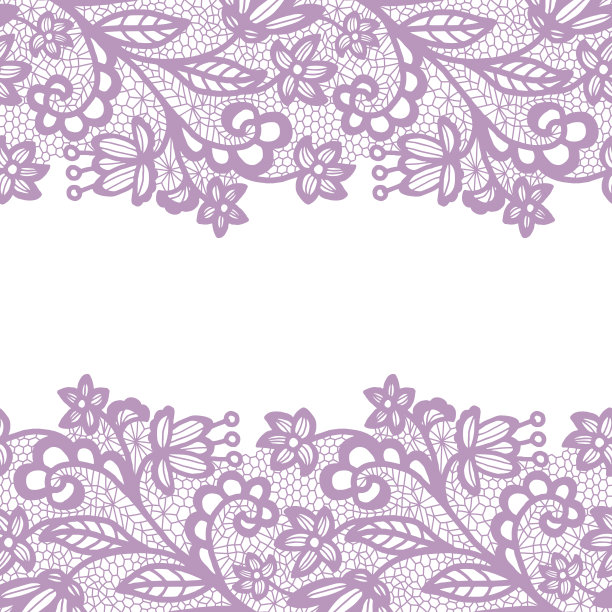 无缝的花边。邀请卡。图片下载