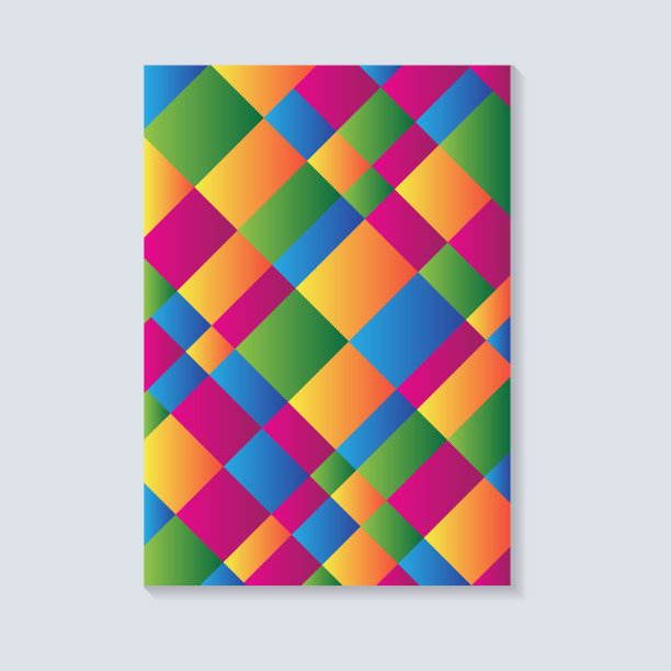 随机形状的几何或抽象背景。适用于海报，墙纸，封面和传单模板。颜色的元素。彩色复古的形状。图片下载