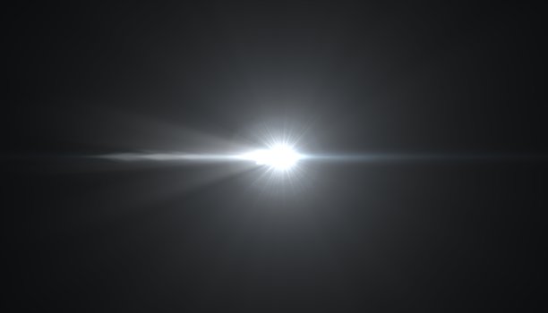 光学镜头耀斑光效果。插图图片下载