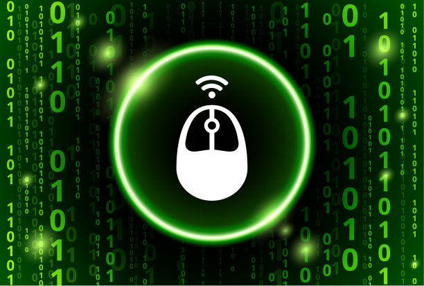 计算机鼠标二进制编码矢量图案背景图片下载