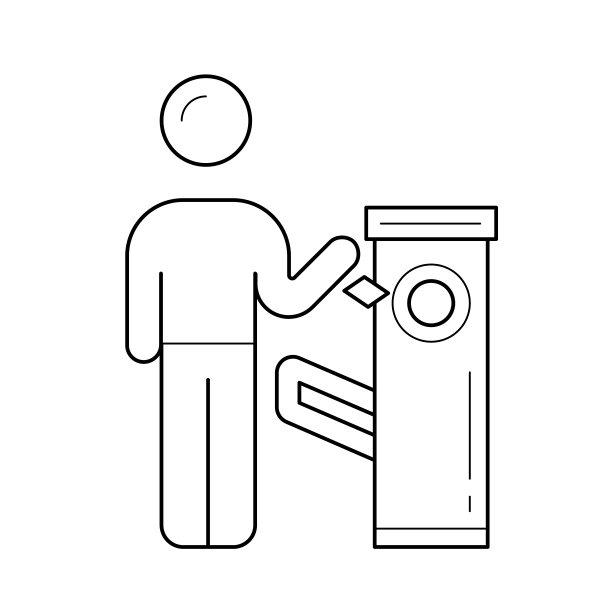 十字转门行图标图片下载