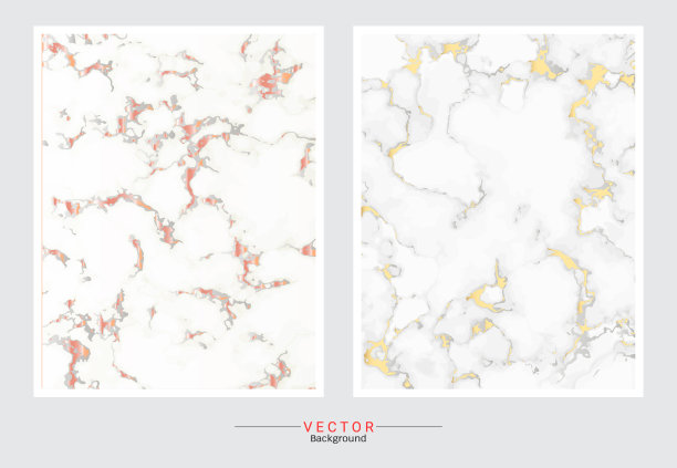 金色大理石封面背景，矢量集模板，完全可编辑的颜色变化，现代和豪华的纹理为您设计一个惊人的婚礼，邀请，贺卡，网络横幅，图案，壁纸图片下载