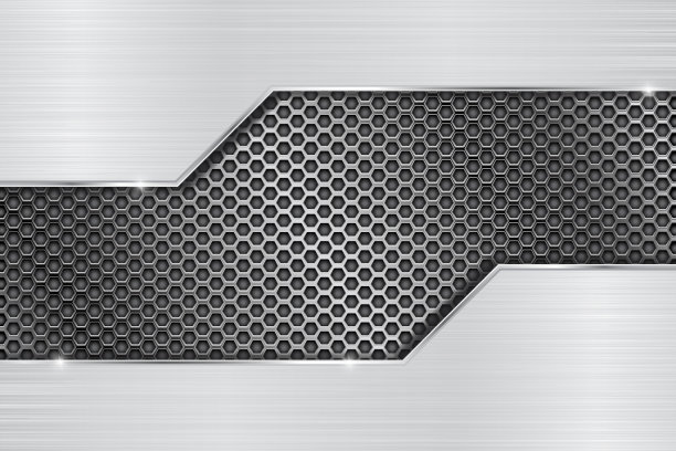 不锈钢背景与穿孔图片下载