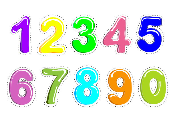 设置补丁漫画徽章。手绘矢量卡通有趣的波普艺术贴纸。现代涂鸦的数字。孤立在白色背景上。矢量图图片下载