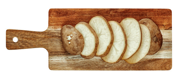 黑板上的土豆片图片下载