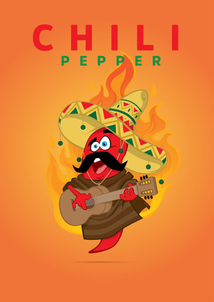 红辣椒里面弹吉他的角色素材图片