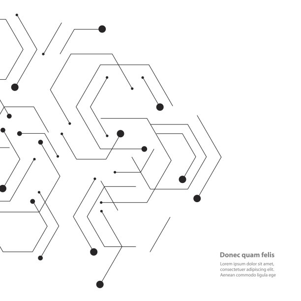 六边形基因，科学，化学尸体。向量连接和社交网络。有线和点的概念图片下载