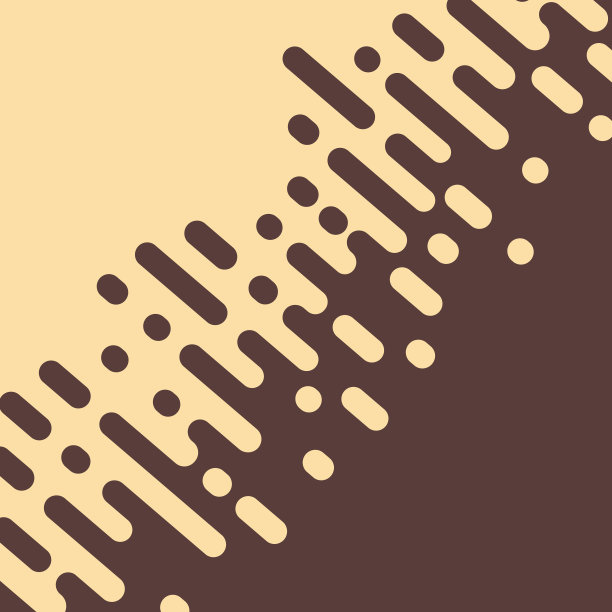 抽象棕色圆角线半色调过渡。向量。图片下载