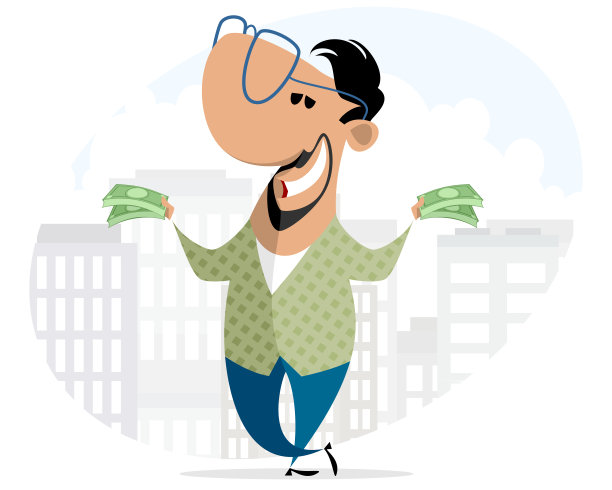 男人和钱图片下载