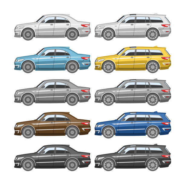 颜色的车图片下载